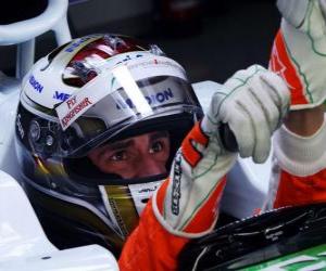 Adrian Sutil - Force India - Hockenheim 2010 puzzle