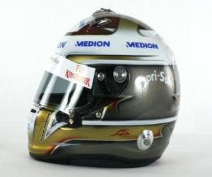 Adrian Sutil helmet 2010 puzzle