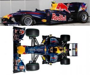 Aerial side view of the Red Bull Air RB6 puzzle