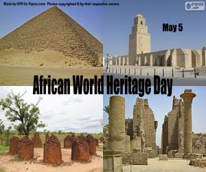 African World Heritage Day puzzle