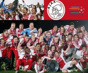 Ajax Amsterdam, champion Eredivisie 2011-2012, Dutch Football League puzzle