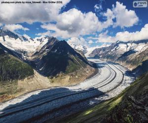 Aletsch Glacier puzzle