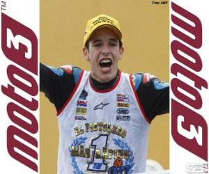 Alex Márquez, 2014 world champion of Moto3 puzzle