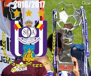 Anderlecht, champion 2016-2017 puzzle