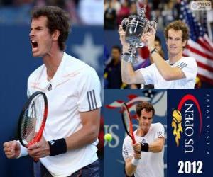 Andy Murray 2012 US Open Champion puzzle