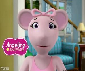 Angelina Ballerina's face puzzle