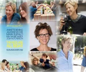 Annette Bening, nominated for the 2011 Oscars as best actress for The Kids Are All Right puzzle