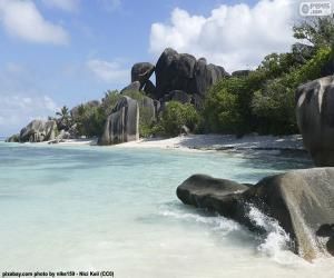 Anse Source D'Argent, Seychelles puzzle