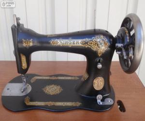 Antique sewing machine puzzle