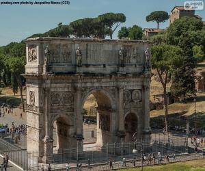 Arch of Constantine, Rome puzzle