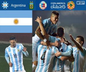 ARG finalist, Copa America 2015 puzzle