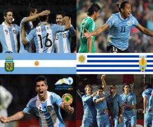 Argentina - Uruguay, quarterfinals, Argentina 2011 puzzle