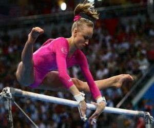 Artistic gymnastics - High bar puzzle