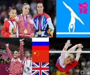 Artistic gymnastics uneven bars LDN 12 puzzle