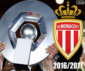 AS Monaco champion 2016-2017 puzzle