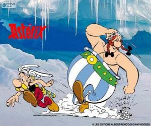 Asterix and Obelix with the dog Dogmatix puzzle