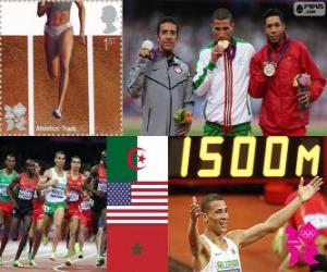 Athletics 1,500 m men's London 2012 puzzle