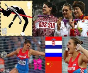 Athletics women's discus throw LDN 2012 puzzle