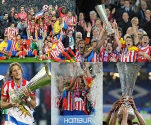 Atletico Madrid Champion, Europa League 2009-10 puzzle