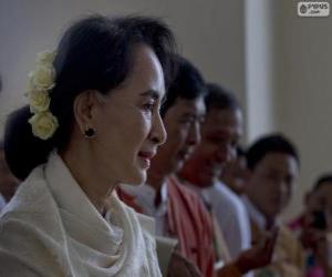 Aung San Suu Kyi political and activist Burmese puzzle