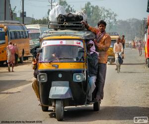 Auto rickshaw puzzle