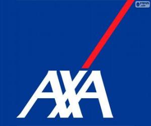 AXA logo puzzle