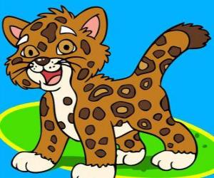 Baby Jaguar, the small jaguar is the best friend of Diego puzzle