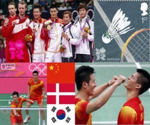 Badminton men's doubles London 2012 puzzle