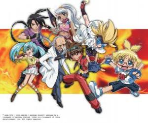 Bakugan Brawlers, the warriors with his creator Michael, a billionaire scientist puzzle