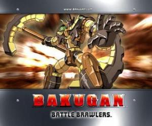 Bakugan Subterra Gorem is the guardian of Julie puzzle