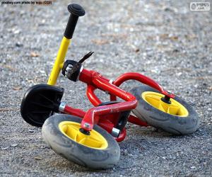 Balance bicycle puzzle