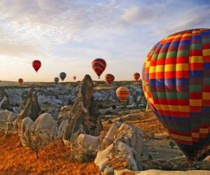 Balloon in the landscape puzzle