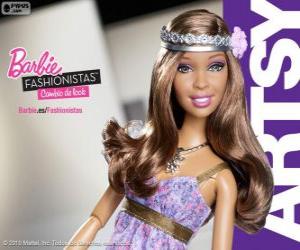 Barbie Fashionista Artsy puzzle