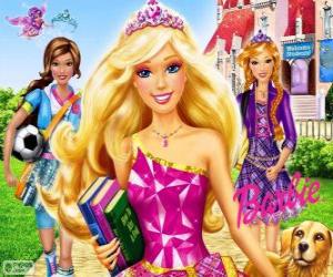 Barbie Princess at school puzzle