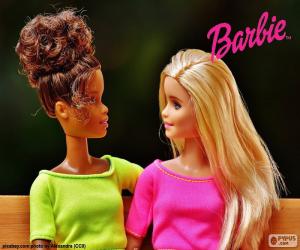 Barbie with her friend puzzle