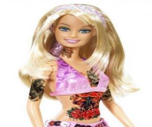 Barbie with tattoos puzzle