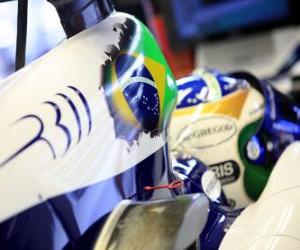 Barrichello Rubens - Williams - Spa-Francorchamps 2010 puzzle