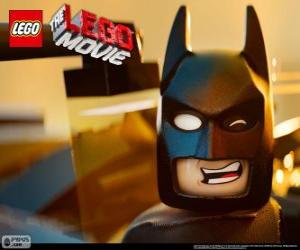 Batman, a superhero who will help to save the Lego universe puzzle