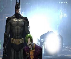 Batman arrested his enemy the Joker puzzle