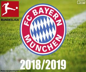 Bayern Munich, champion 2018-2019 puzzle