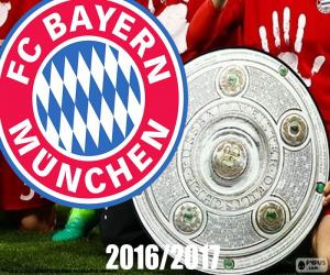 Bayern Múnich, champion 2016-2017 puzzle
