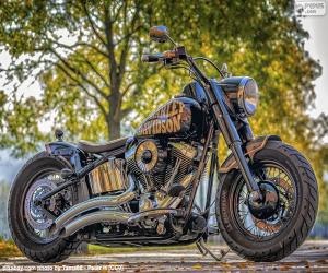 Beautiful Harley-Davidson puzzle