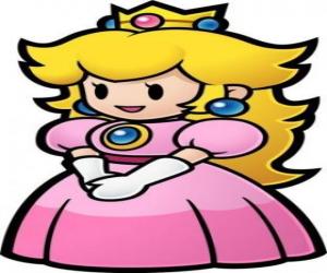 Beautiful princess with her crown puzzle