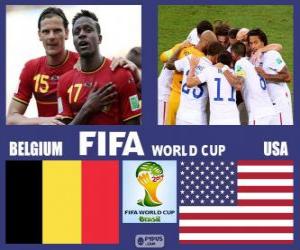 Belgium - United States, eighth finals, Brazil 2014 puzzle