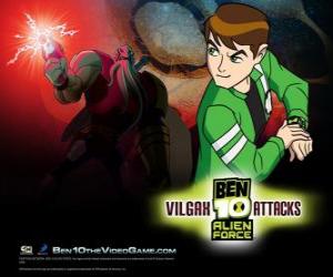 Ben 10 Alien Force Vilgax Attacks puzzle