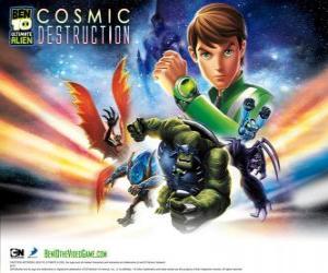 Ben 10 Ultimate Alien Cosmic destruction puzzle