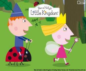 Ben, Holly and Gaston, three great friends in the little kingdom puzzle