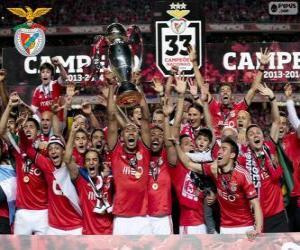 Benfica, champion  2013-2014 puzzle