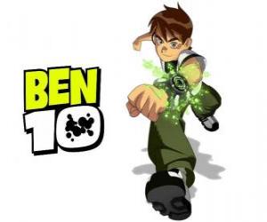 Benjamin Tennyson and the Omnitrix has changed his life to become Ben 10 puzzle