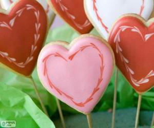 Biscuit hearts puzzle